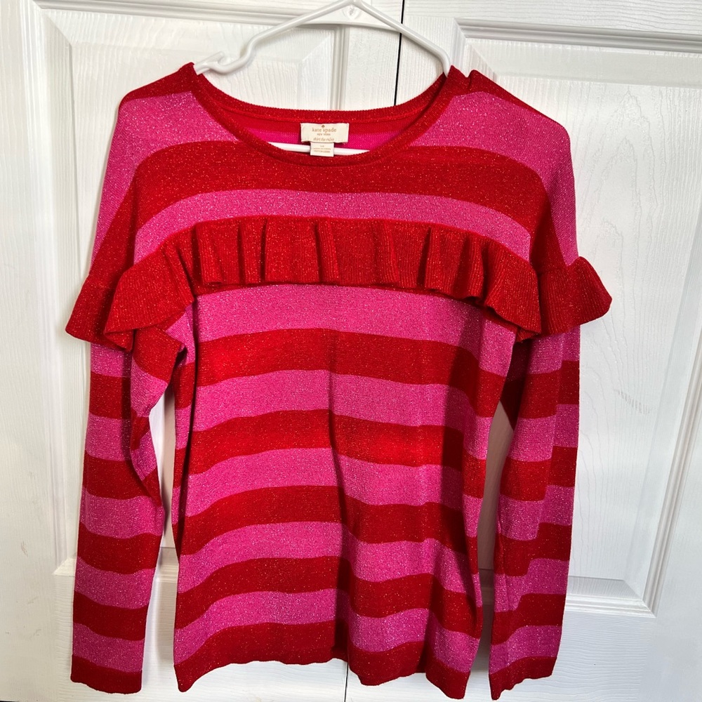 Kate spade red and pink shirt